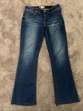 Democracy Dark Blue Flare Jeans Size 10, 31” inseam